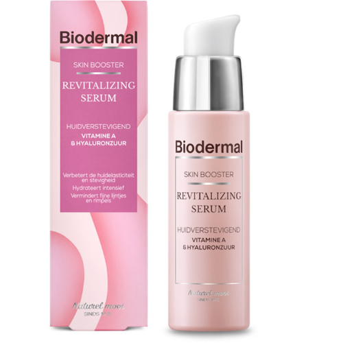 Biodermal Skin Booster Revitalizing serum – Verbetert zo de huidelasticiteit en stevigheid met hyaluronzuur en Vitamine A - Hyaluronzuur serum 30ml