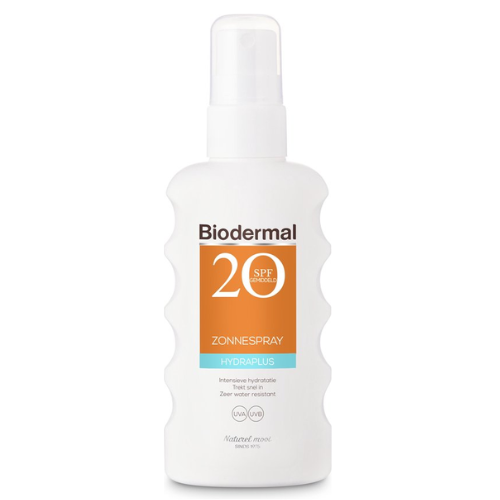 Biodermal Zonnebrand – Hydraplus zonnespray – Zonnebrand spray met SPF 20 - 175ml