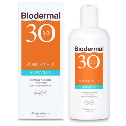 Biodermal Zonnebrand - Hydraplus - Zonnemelk - SPF 30 - 200ml