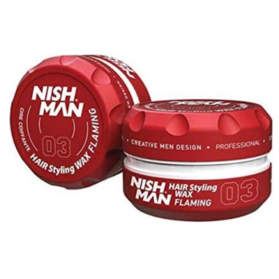 Nish Man- Hair Wax- 03 Flaming - 150ml