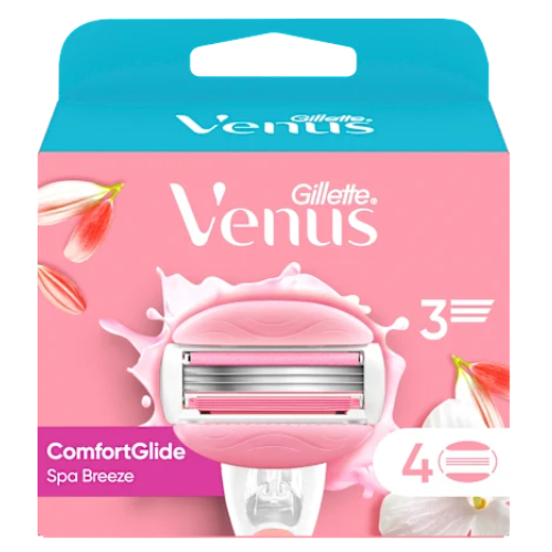 Gillette Venus Comfortglide Spa Breeze Scheermesjes voor Vrouwen - 4 navulmesjes