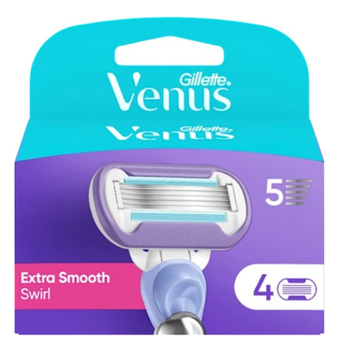 Gillette Venus Scheermesjes Deluxe Smooth Swirl - 4 Stuks
