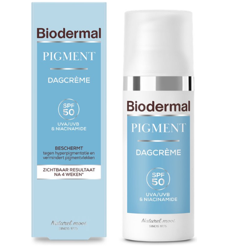 Biodermal Pigment Dagcrème - SPF 50 - vermindert hyperpigmentatie, zoals pigmentvlekken - pigmentvlekken creme - 50 ml