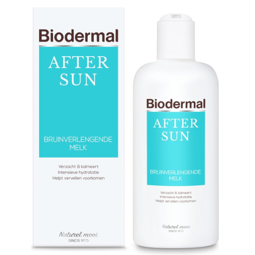 Biodermal Aftersun Bruinverlengende melk - aftersun met kalmerende panthenol (provitamine B5) - 200ml