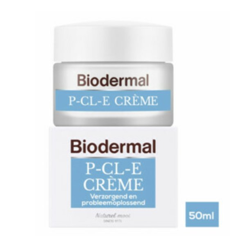 Biodermal P-Cl-E creme - Dagcreme - Deze dagcrème ondersteunt het herstellend vermogen van de droge huid - droge huid gezichtscreme - gezichtsverzorging - 50 ml
