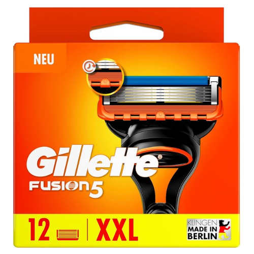 Gillette Fusion5 Scheermesjes Voor Mannen - 12 Stuks