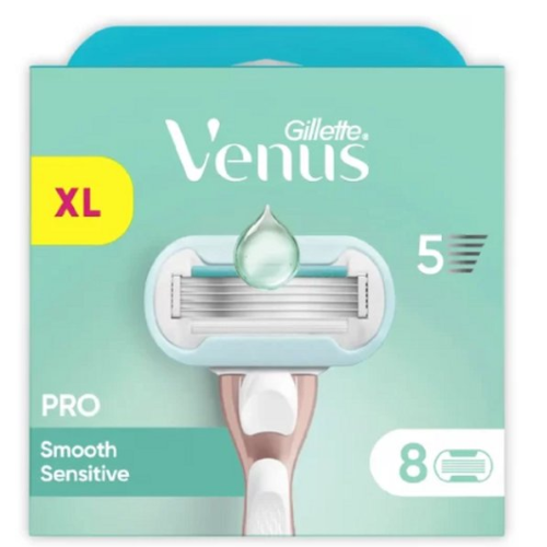 Gillette Venus Pro Smooth Sensitive scheermesjes voor vrouwen - 8 Navulmesjes