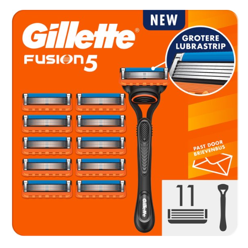 Gillette Fusion 5 - 1 Scheermes Voor Mannen - 11 Scheermesjes