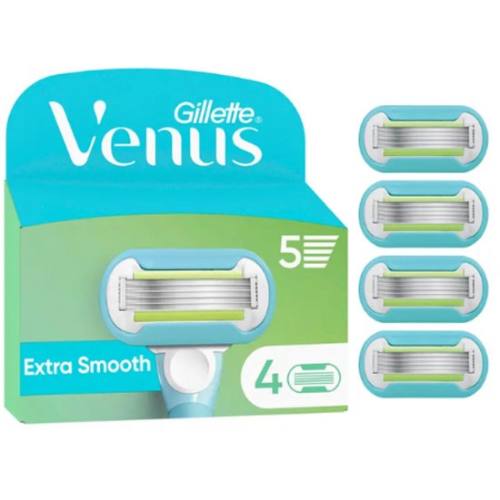 Gillette - Venus - Extra Smooth - Scheermesjes/Navulmesjes - 4 Stuks