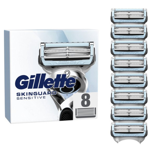 Gillette SkinGuard Sensitive Scheermesjes - Voor Mannen - 8 stuks