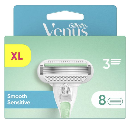 Gillette Venus Smooth Sensitive Voor Vrouwen Scheermesjes - 8 stuks