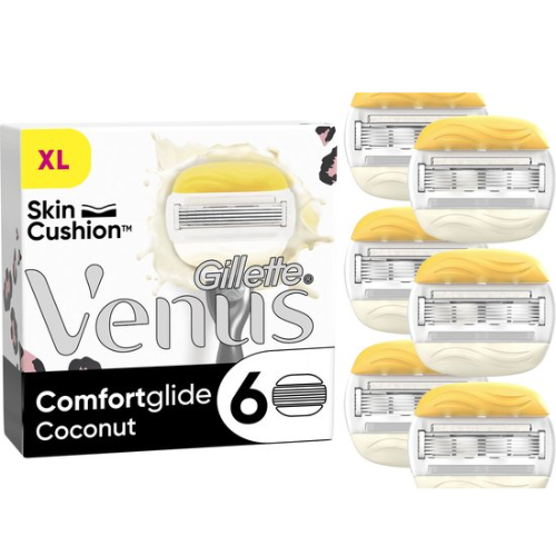 Gillette Venus Scheermesjes Comfortglide Coconut - 6 Navulmesjes