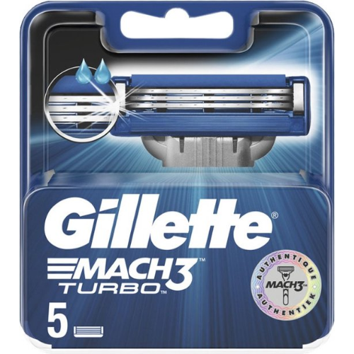 Gillette Mach 3 Turbo Scheermesjes 5 stuks
