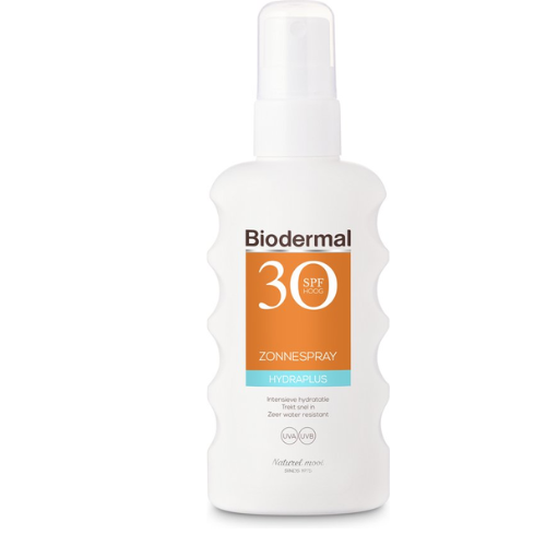 Biodermal Zonnebrand - Hydraplus zonnebrand spray - Zonnespray met SPF 30 - 175ml