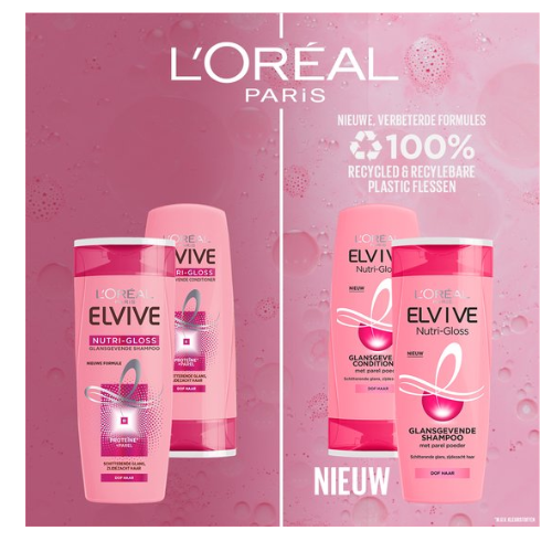L’Oréal Paris Elvive Nutri Gloss Conditioner -voordeelverpakking - 6 x  200 ml