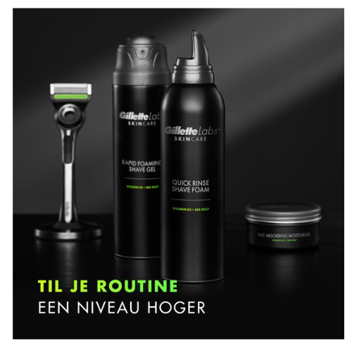 GilletteLabs Scheerschuim - Voor Mannen - Voordeelverpakking 6 x 240ml