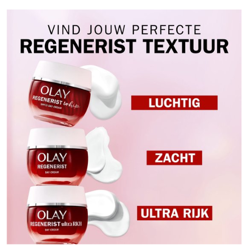 Olay Regenerist Dagcrème - Actief verstevigende hydraterende gezichtscrème met niacinamide - 50 ml