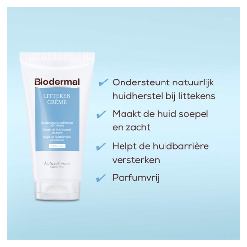 Biodermal Littekencrème - Vermindert zichtbaarheid van littekens - Litteken crème tube 75ml