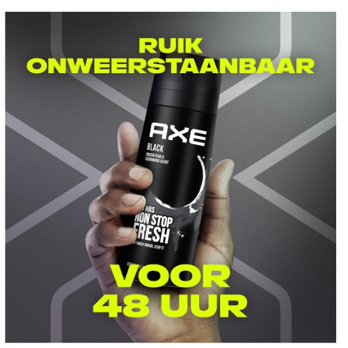 AXE Black Deodorant Bodyspray - 6 x 150 ml - Voordeelverpakking