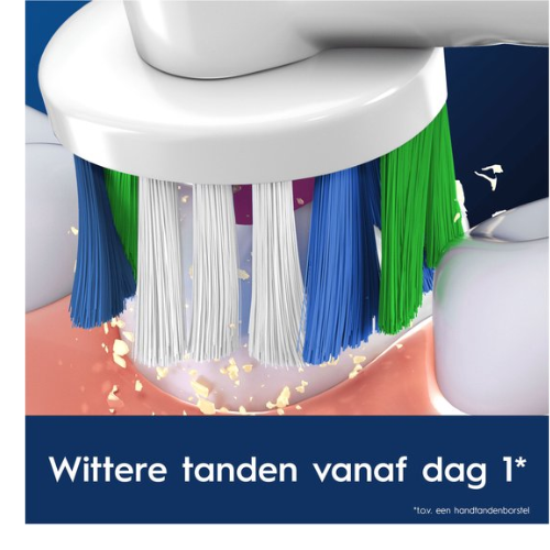 Oral-B 3D White - Met CleanMaximiser-technologie - Opzetborstels - 8 Stuks