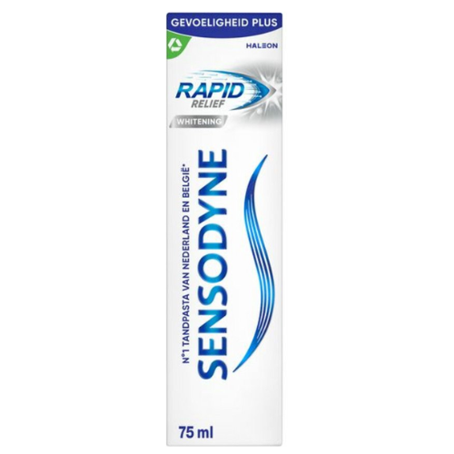 Sensodyne Tandpasta Rapid Relief Whitening - 6 x 75 ml