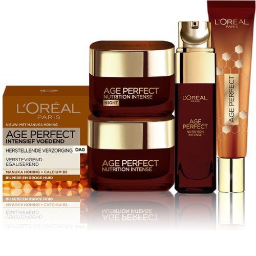 L'ORÉAL PARIS Nachtcrème AGE PERFECT Extra Rijke Manuka Honing, 50 ml