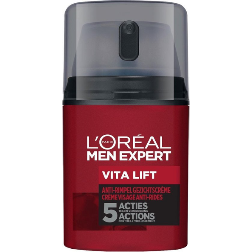 L'Oréal Paris Men Expert Vita Lift Hydraterende Gezichtscrème - 6 x 50 ml - Voordeelverpakking - Anti-rimpel