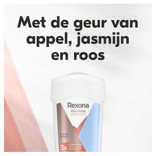Rexona Women Maximum Protection Anti-Transpirant Deodorant Stick - Clean Scent - 6 x 45 ml - Voordeelverpakking
