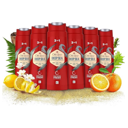 Old Spice Deep Sea - Voordeelverpakking 6x250ml - Douchegel