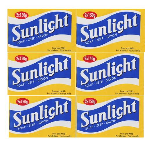 Sunlight huishoudzeep - 2x 150 gram- voordeelverpakking 6 pakjes