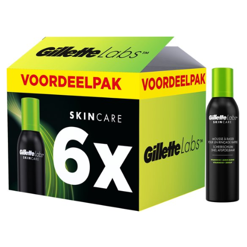 GilletteLabs Scheerschuim - Voor Mannen - Voordeelverpakking 6 x 240ml