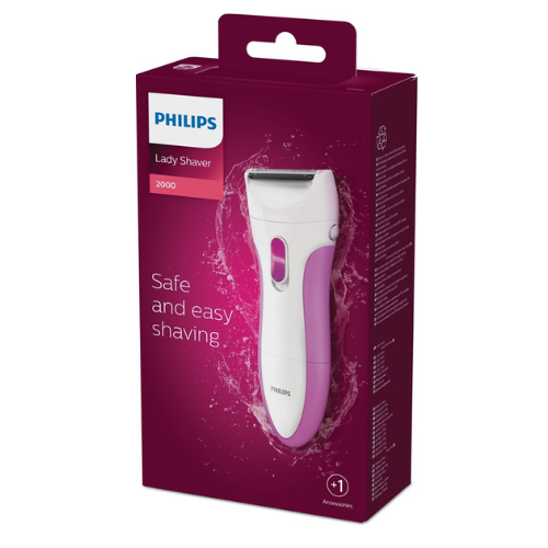 Philips SatinShave Essential HP6341/00 - Ladyshave voor vrouwen - Roze