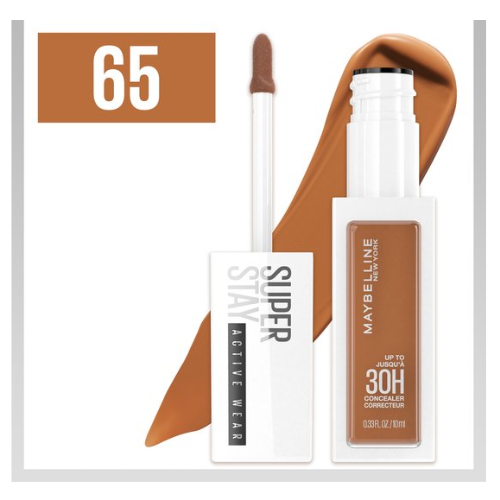Maybelline New York - SuperStay 30H Active Wear Concealer - 65 Deep Bronze - Langhoudende Volledig Dekkende Concealer met Matte Finish - 10 ml