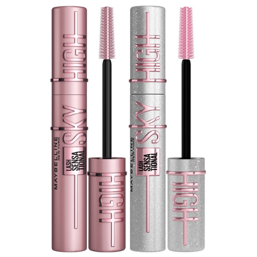 Maybelline New York - Duo Lash Sensational Sky High Mascara - Very Black + Space Diamond Glitter - Lengte Mascara - 7,2ml -  X2