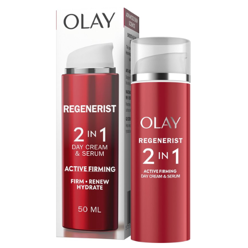 Olay Regenerist Dagcrème & Serum 2-in-1 - Actief verstevigende anti-veroudering verzorging - 50ml