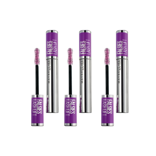 Maybelline The Falsies Lash Lift Mascara - 01 Black - Zwart - Volume Mascara - voordeelverpakking - 3 Stuks