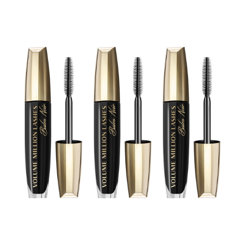L’Oréal Paris - Volume Million Lashes Balm Noir - 01 Black - Zwart - Volume Mascara - 8,9 ml - voordeelverpakking - 3 Stuks