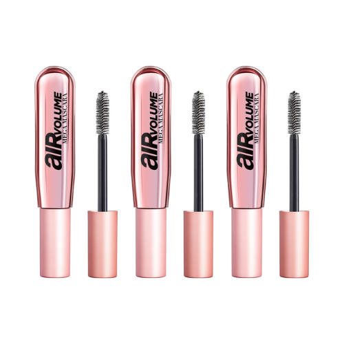 L'Oréal Paris Air Mega Volume Mascara - 01 Black - Zwart - voordeelverpakking - 3 Stuks