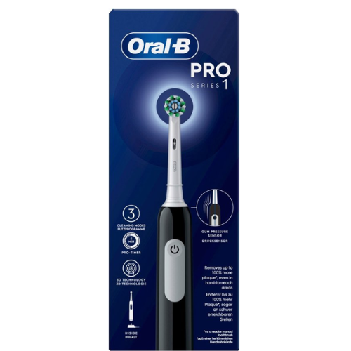 Oral B Pro 1 Cross Action Elektrische tandenborstel - Zwart