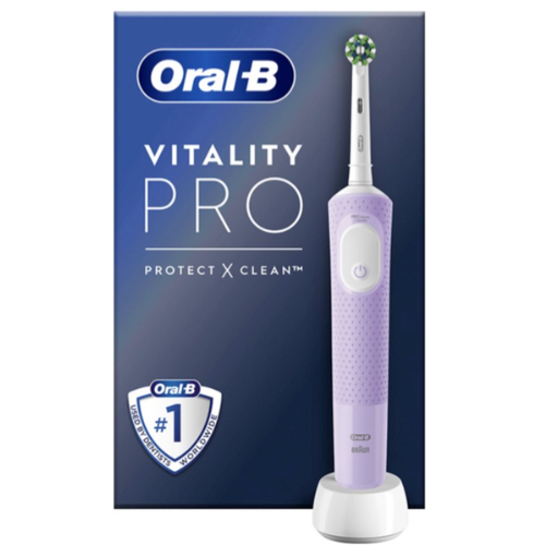 Oral-B Vitality Pro - Paars - Elektrische Tandenborstel - Ontworpen door Braun
