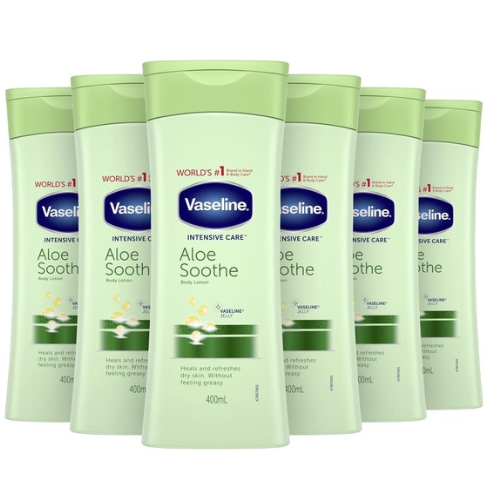 Vaseline Aloe Soothe Bodylotion - 6  x 400 ml