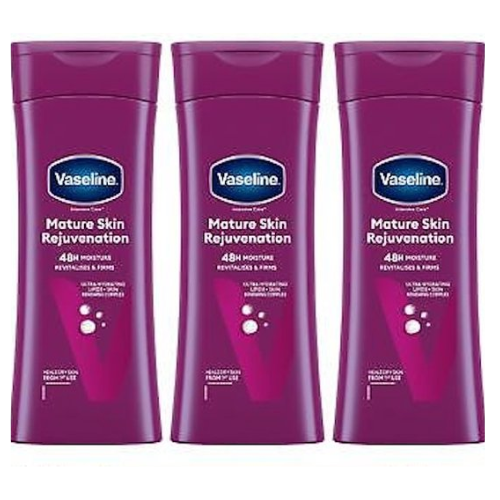 Vaseline Mature Skin Bodylotion - Voordeelverpakking 3 x 400 ml