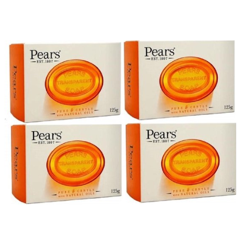 Pears Soap - Glycerine Zeeptabletten - 4 x 125 Gram Voordeelverpakking