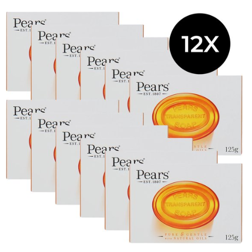 Pears Trasperant Soap – Set van 12x125g