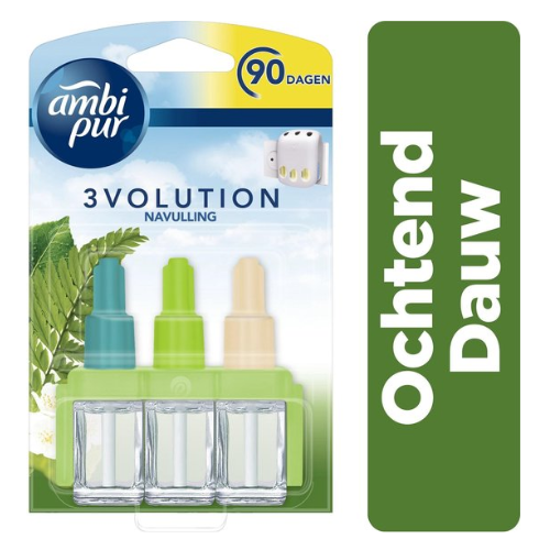 Ambi Pur Electrische Luchtverfrisser 3Volution Navulling Morning Dew
