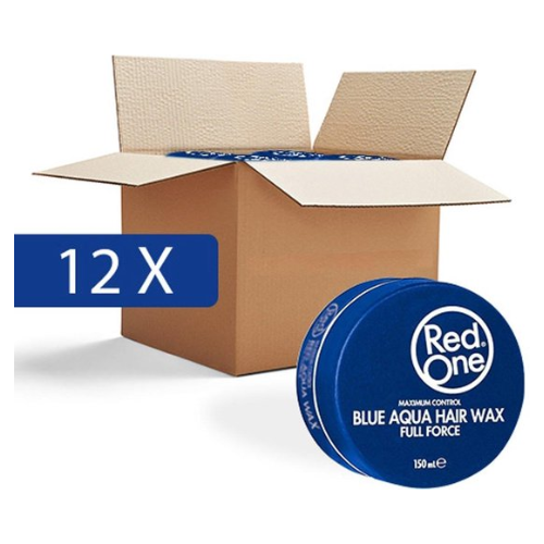 Red One Wax Aqua Blauw - Voordeelpakket 12 stuks