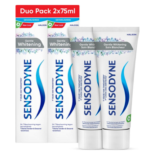 Sensodyne - Gentle Whitening - Tandpasta - Duo Pack 2 x 75 ml