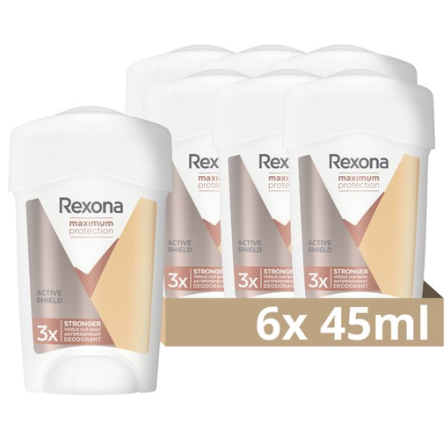Rexona Maximum Protection Anti-Transpirant Deodorant Stick - Active Shield - 6 x 45 ml - Voordeelverpakking
