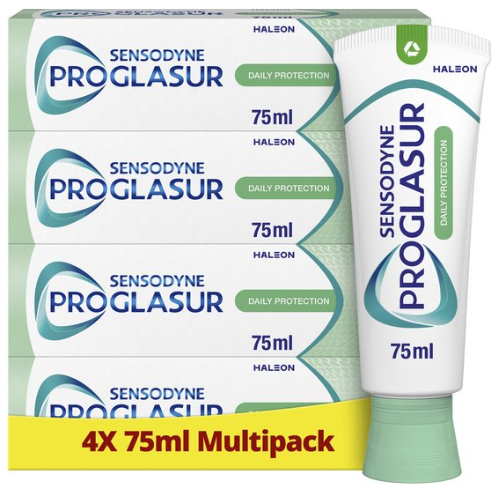 Sensodyne - Tandpasta - Pro Glasur - Daily Protection - 4 x 75ml