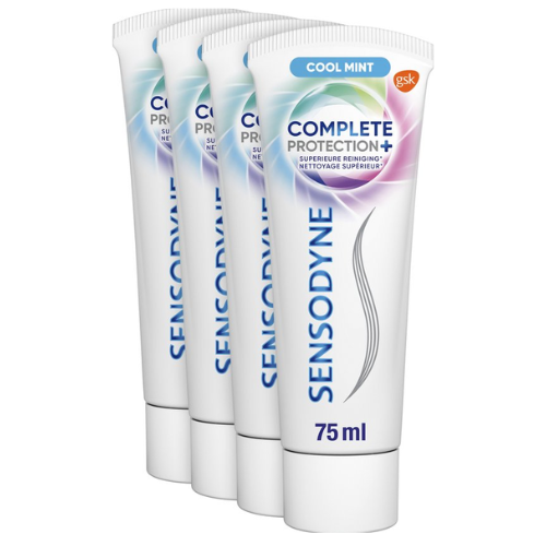 Sensodyne Complete Protection + Cool Mint tandpasta - voordeelverpakking - 4x75 ml